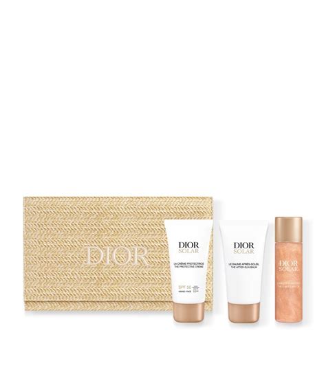 dior solar escape essentials gift set|dior sun tanning gel.